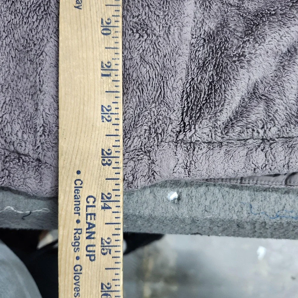 The North Face Jacket Womens Small Gray Hooded Fleece Full Zip Pockets Outdoor